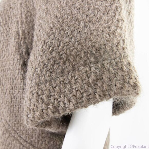 John Branigan Wool Alpaca button front grey‎ cardigan women’s - Picture 6 of 14